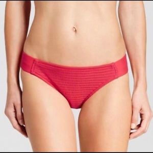 Mossimo Melonade Red Cheeky Bikini Bottoms NEW